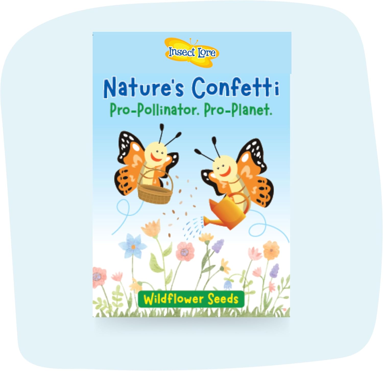 Insect Lore 100 Native Western Harvester Ants - Grown in The USA - Ant Habitat Refill - Includes Wildflower Seeds