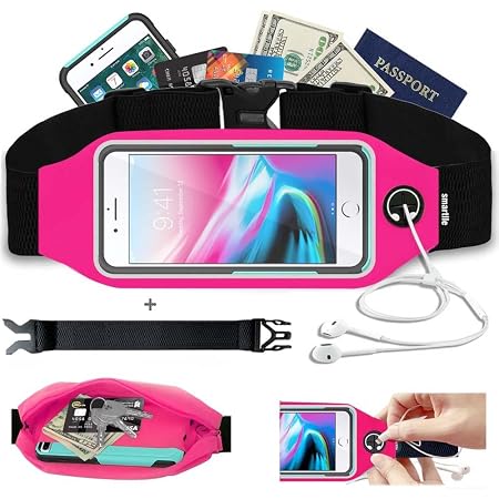 Amazon Smartlle ランニングポーチ ウエストバッグ ランニング ベルトスポーツ用 ランナーウエストポーチ ケース付き Otterbox Commuterシリーズ Lifeproofシリーズなど Apple Iphone X 8 7 6 Plus Se Samsung S8 に対応しています 超軽量 通気性 防水