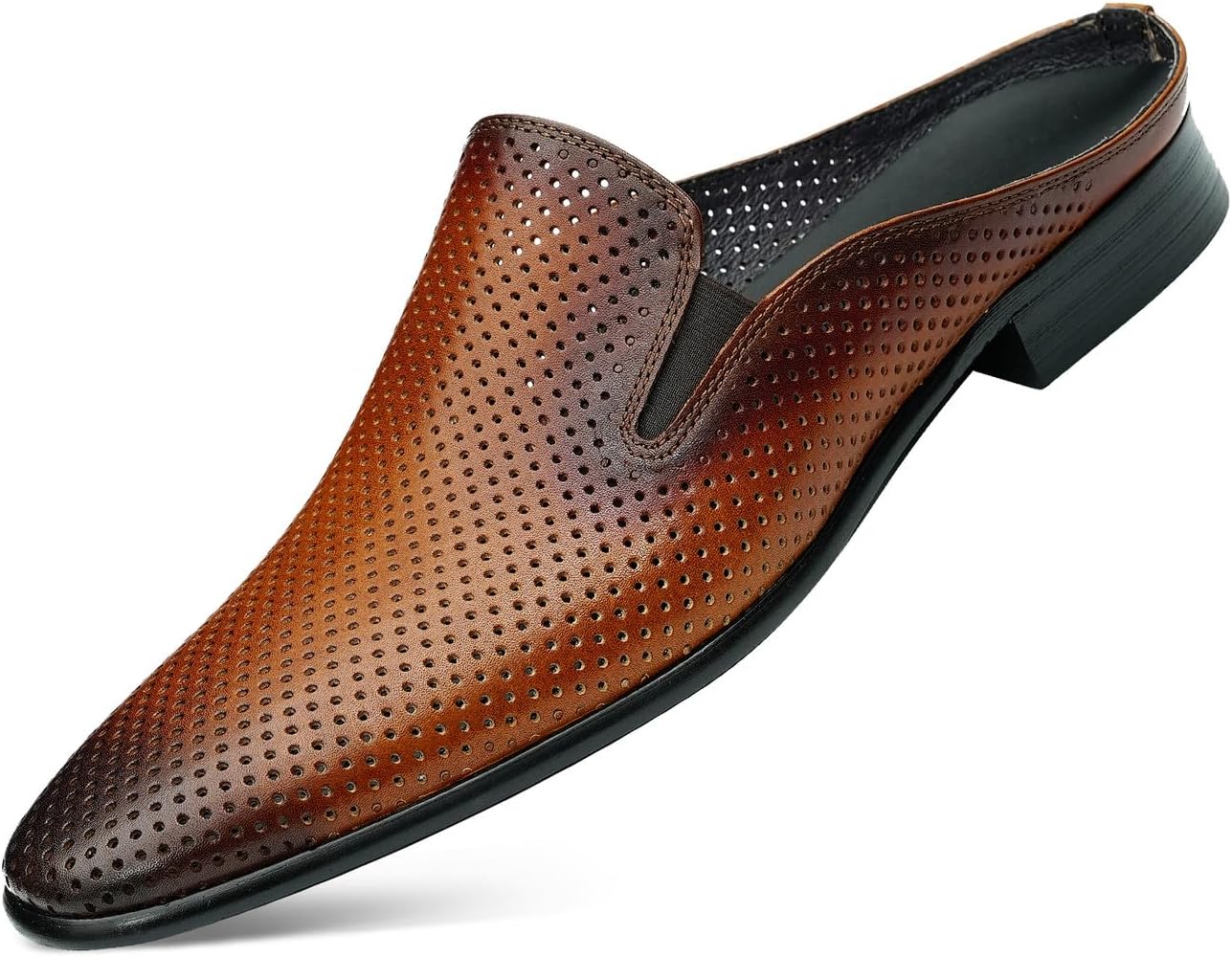 Santimon Mens Mules Formal Dress Loafers Leather Jordan Ubuy