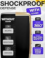 Vista 4 de Lucrum Compatible con funda para llavero Mazda y llavero de cuero, funda de TPU para 3, 6, CX-5 CX-9 CX-30 CX-50 CX-70 (2019-2025)