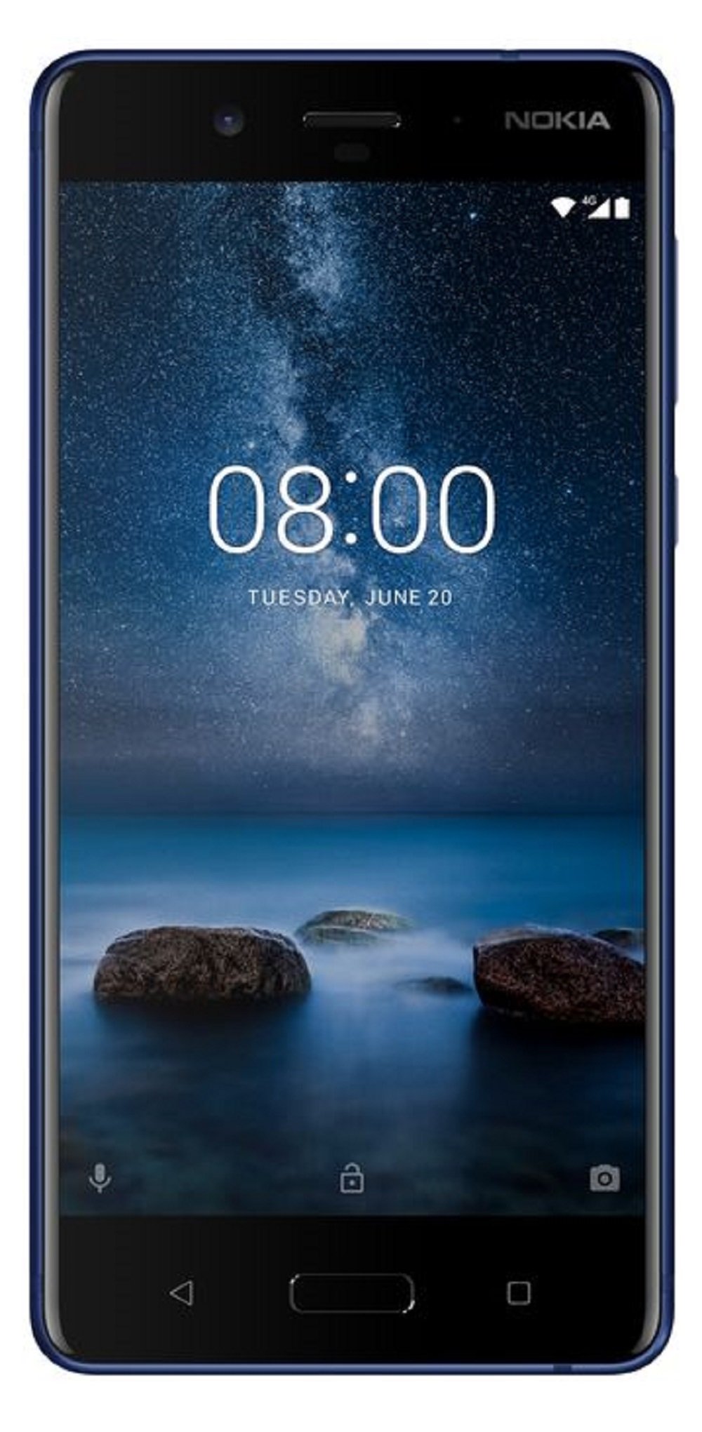 Nokia 8 (Tempered Blue, 64GB)