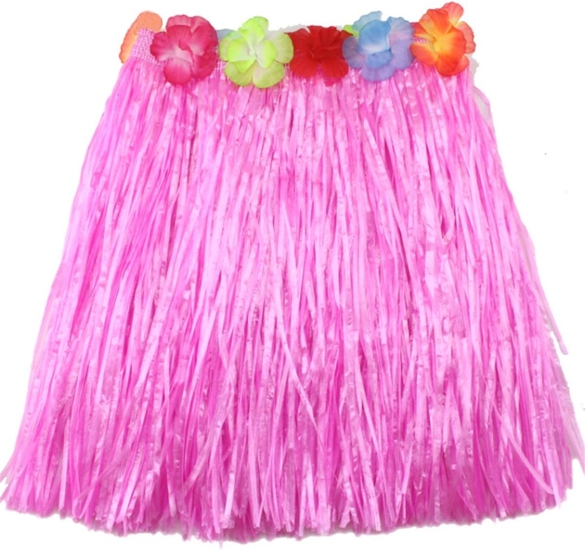 Queenbox 9 Colors Hawaiian Grass Skirts 40cm for Girl Party Supplies