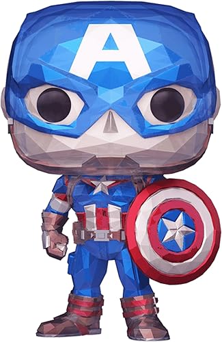 Miniatura 2 de Funko Pop! Marvel: Capitán América *Tienda Faceted Exclusiva