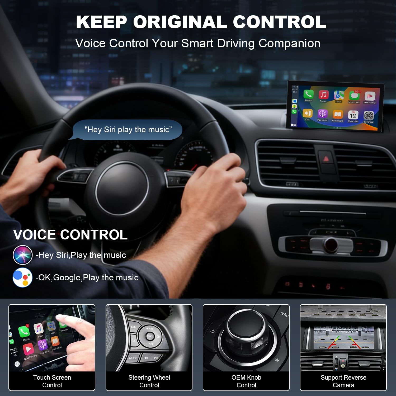 Amazon.com: Wireless CarPlay/Android Auto Retrofit Kit Decoder