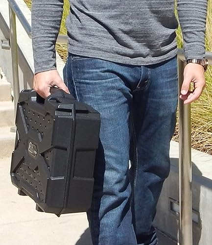 Miniatura 5 de CASEMATIX Funda de viaje compatible con Xbox One S, funda rígida de transporte con compartimentos de espuma protectora para consola, controlador,