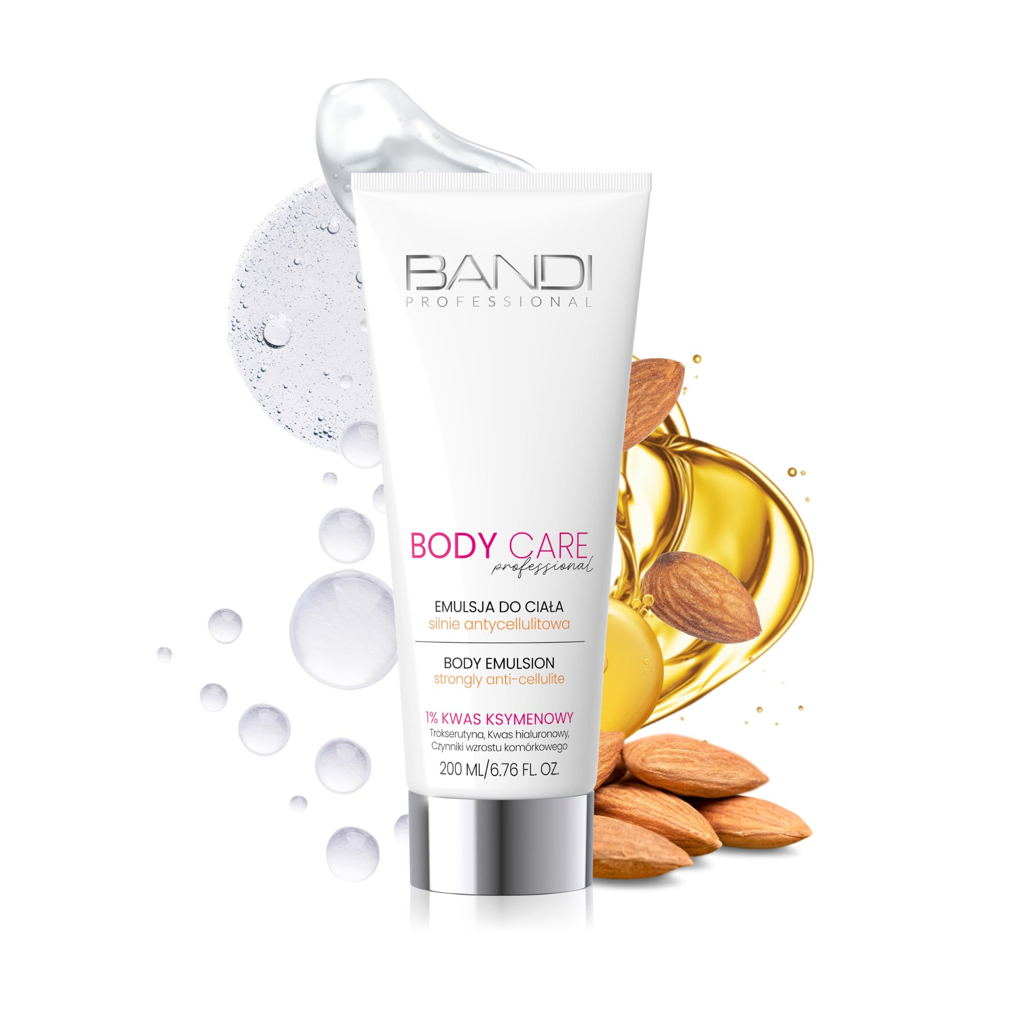 Bandi Crema Anticellulite per Gambe Pesanti Emulsione Corpo Riduce Cellulite Aquea e Adiposa Migliora Circolazione Ingredienti Attivi Naturali