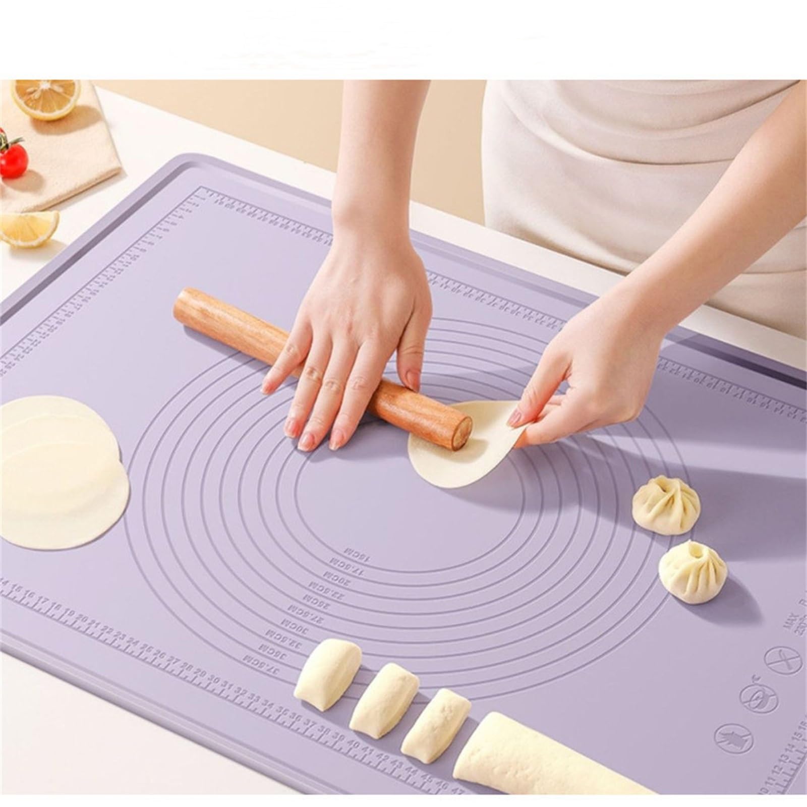 Tappetino da Forno da Cucina Tappetino da forno antiscivolo in silicone impasto antiaderente for alimenti per Qualsiasi Luogo