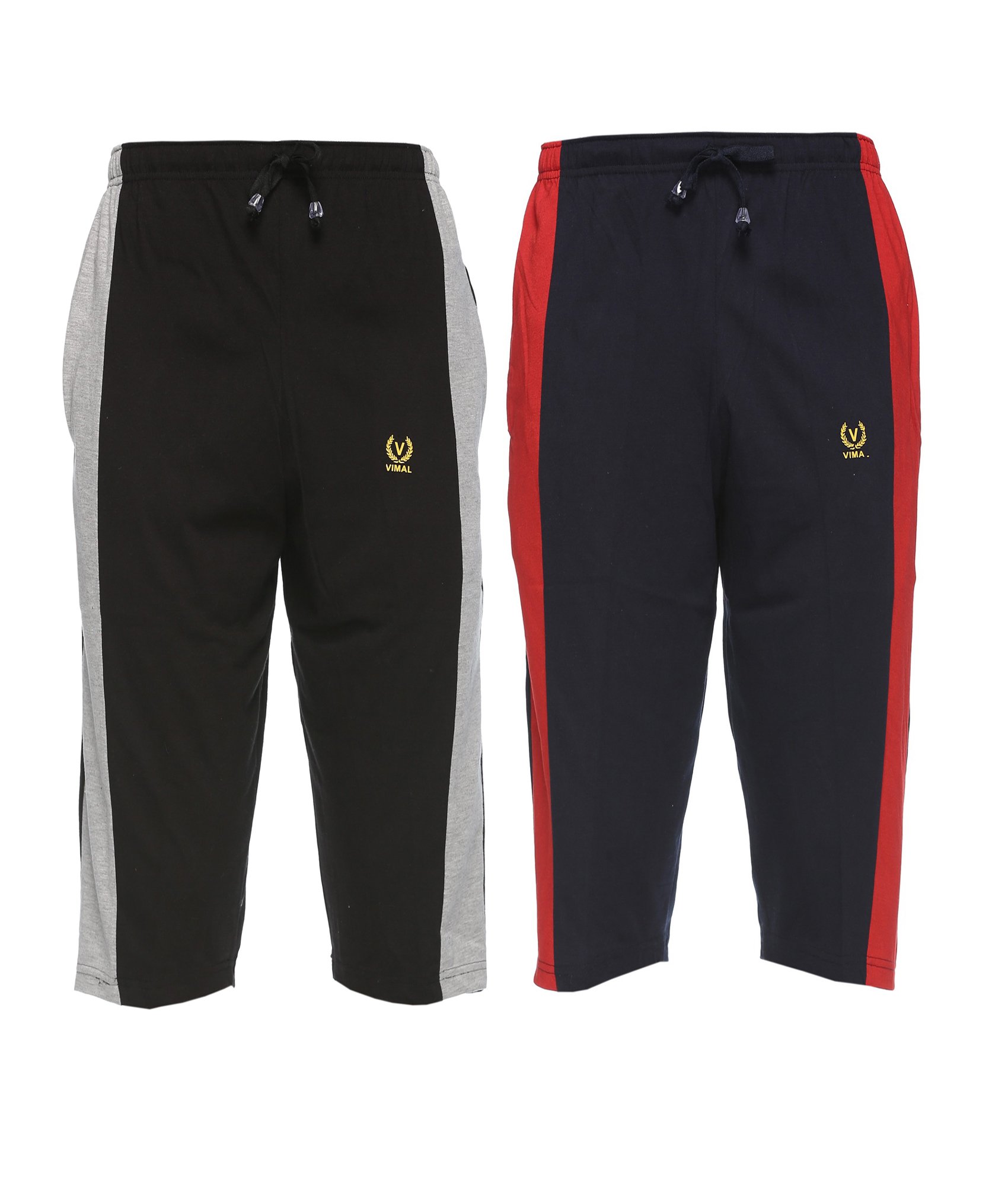 Regular Fit Men Capris(Pack of 2-MACK634443)-image-46