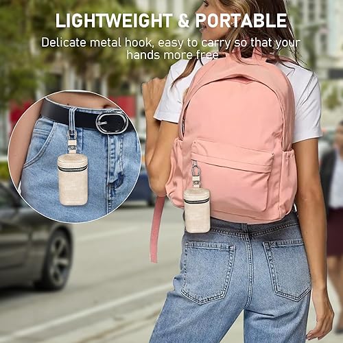 Miniatura 6 de molshine Faraday - Funda universal de piel vegana para llave de automóvil, protector de llave de bloqueo de señal RFID para automóvil, elegante