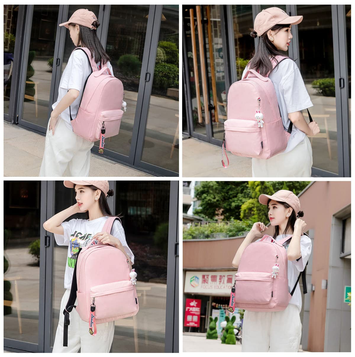 Lindo búho blanco Hedwig Mochila Harry Magic Mochila escolar Damas Jóvenes Niños Mochila de viaje