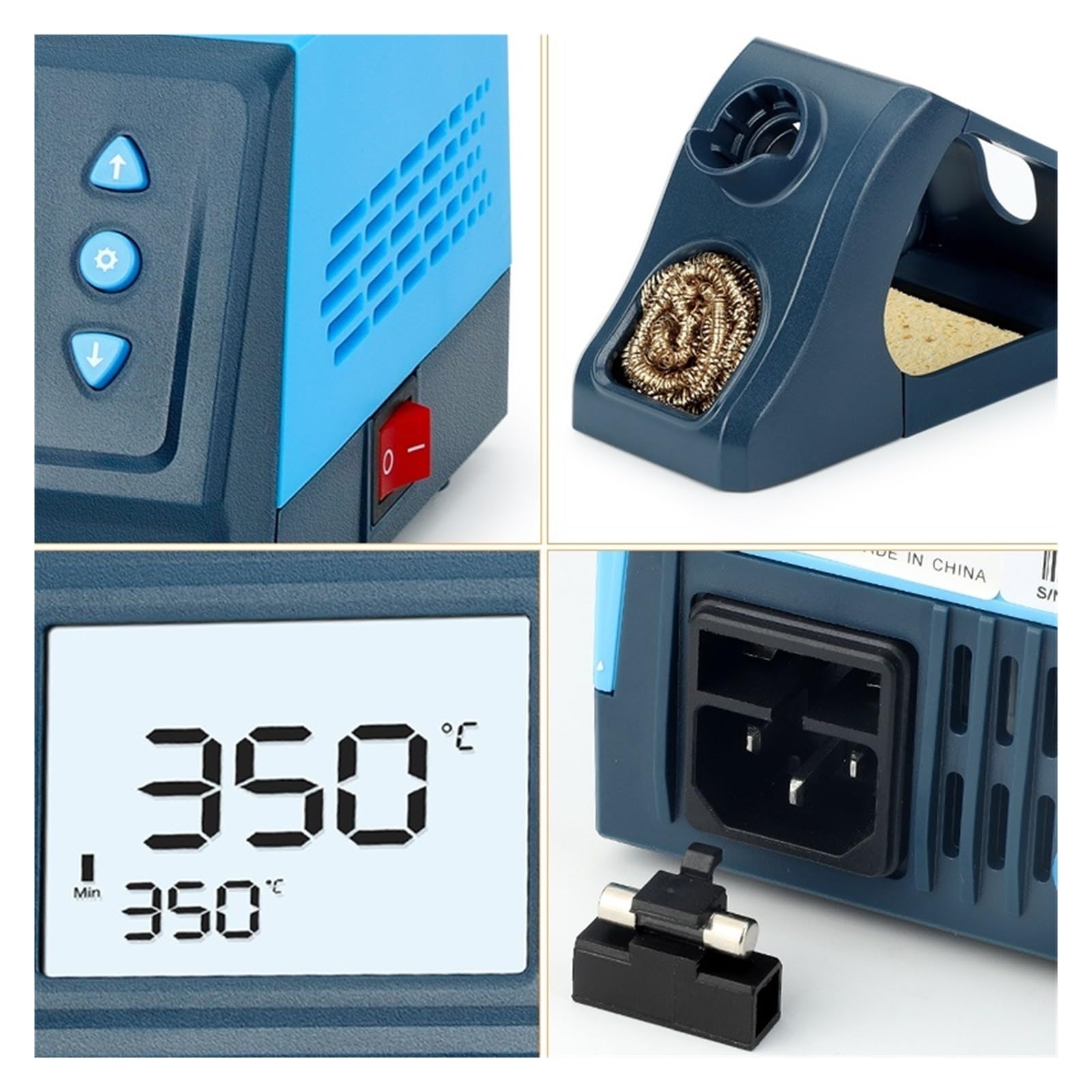Stacja lutownicza, Lutownica Elektryczna O Mocy 75 W, Stała, Regulowana Temperatura, Naprawa Spawalnicza, Cyfrowy Wyświetlacz, Stacja Lutownicza T12(T12 PLUS K)