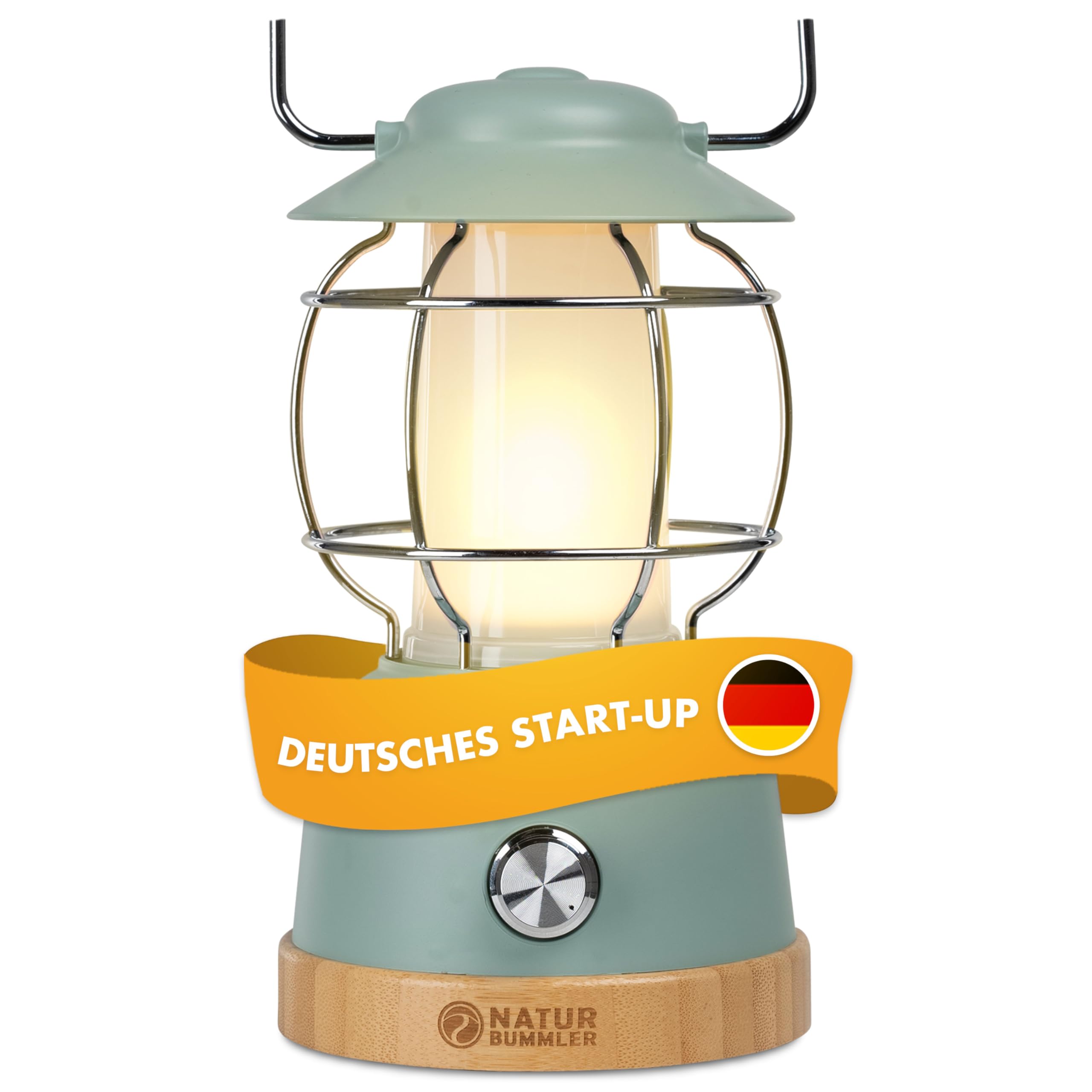 Aufladbare Campinglampe mit Powerbank