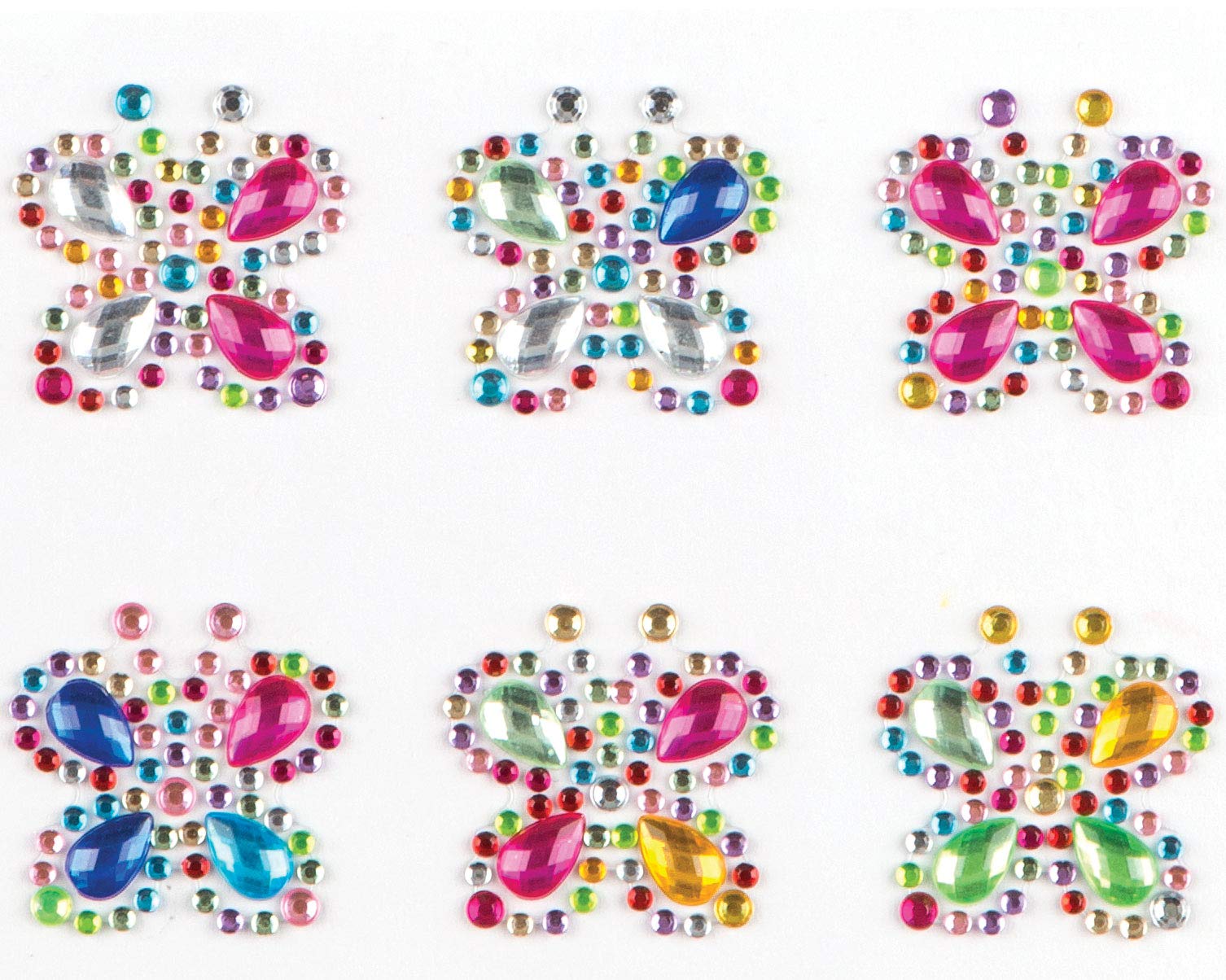 Adesivi Per Gioielli Viso Gemme Acriliche 3D Diamanti Decorazione Per Fes