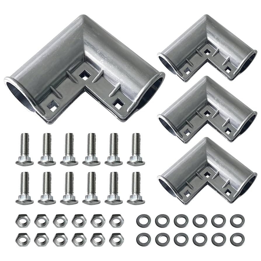 1 or 8 × Geek Field _ 5T9 gf VIVIDA Chain Link Fence Gate Corner 1-3/8