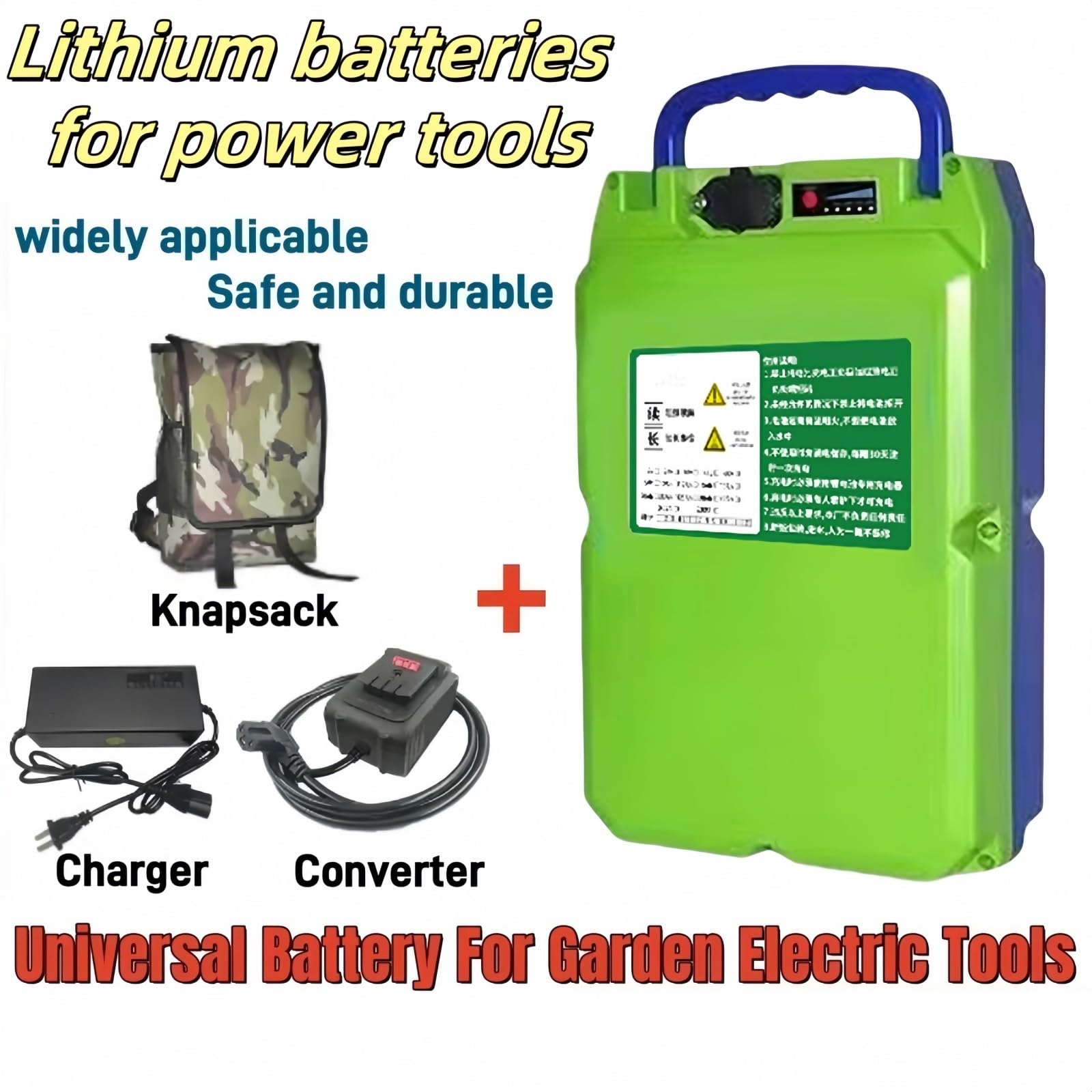 Amazon.com: FGJDFD 21V 35AH Power Tool Lawn Mower Li-Ion Battery