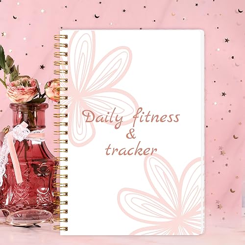 Miniatura 7 de Diario diario de fitness para mujeres y hombres, A5 (5.5 x 8.5 pulgadas), diario de entrenamiento, planificador para rastrear pérdida de peso,