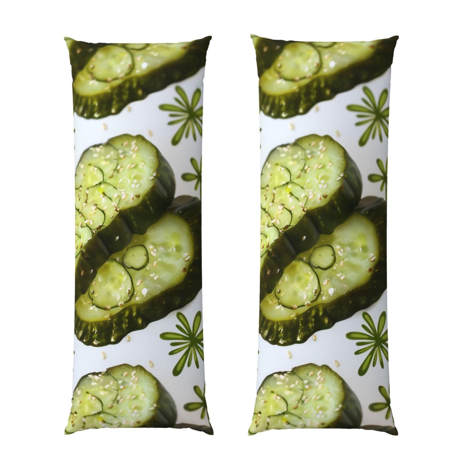 Body Pillow Cover 20x54 Inch, Sushi Dill Pickles Print Long Lumbar Pillow Case with Zipper Long Body Pillowcase Decorative for Bed Sofa Bedroom