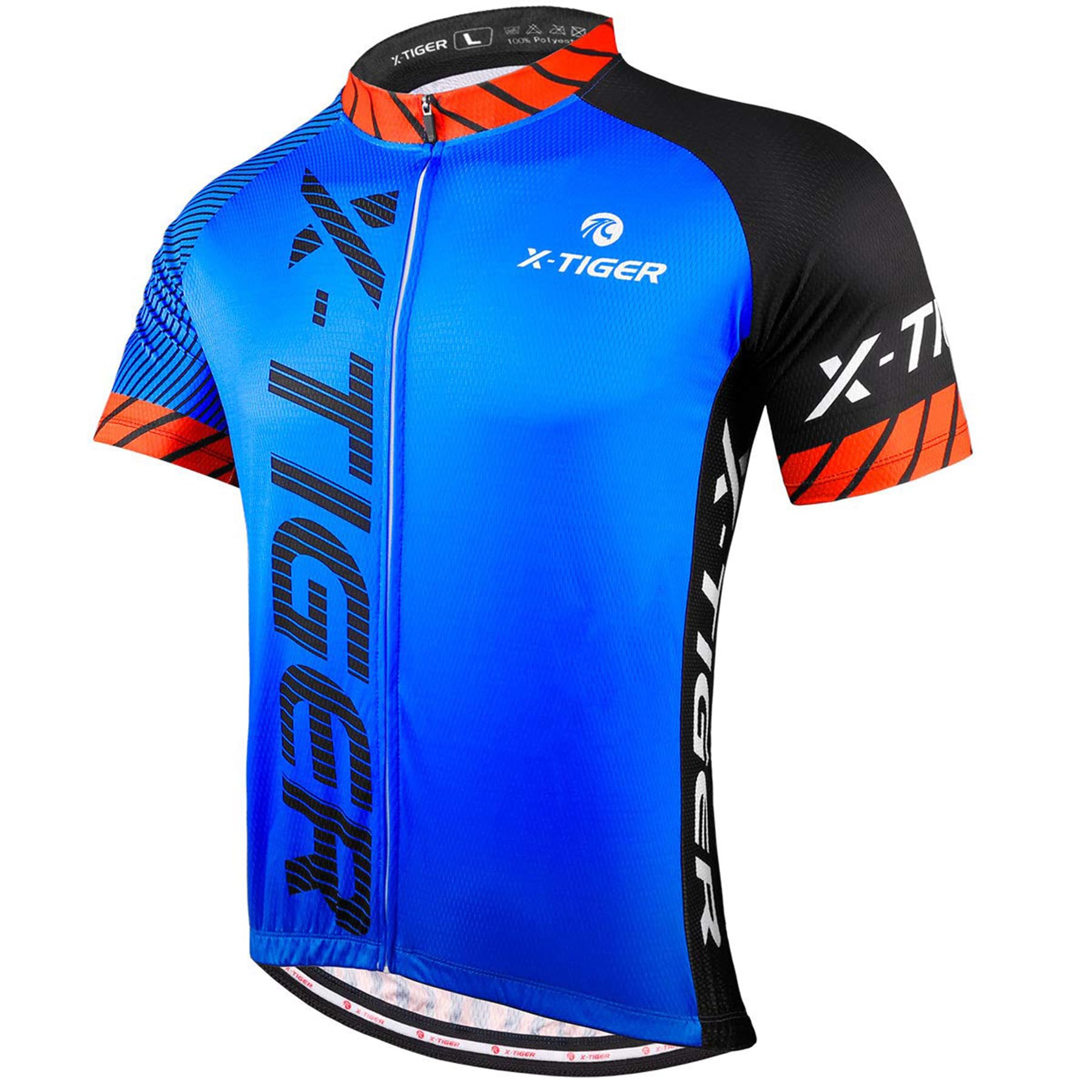 X-TIGER Camisetas de Ciclismo para Hombre Jersey MTB