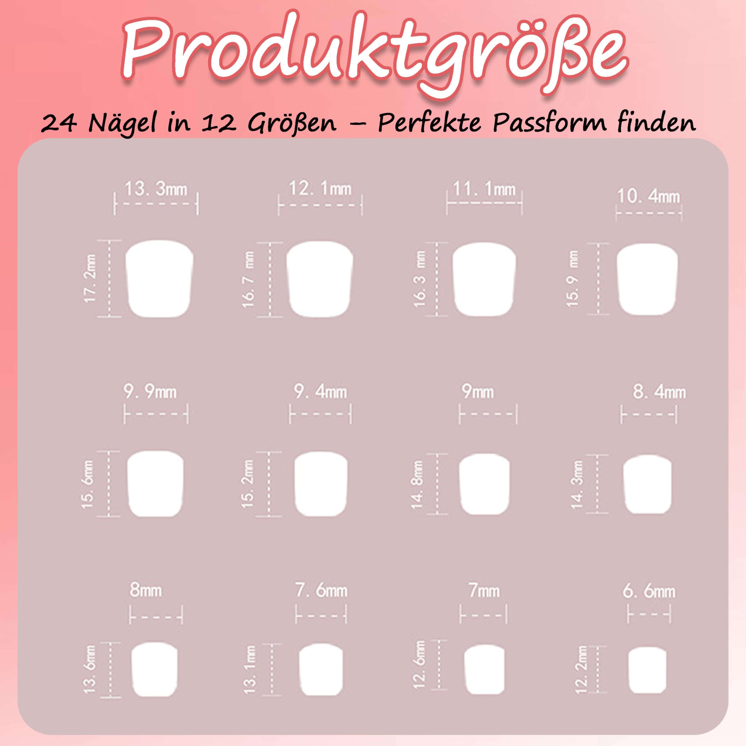 24 szt. migdałów wyciskanych do paznokci, długie, mleczne, gradientowe, gwiazdy, sztuczne paznokcie, do naklejania, czysty francuski kolor, pełne pokrycie