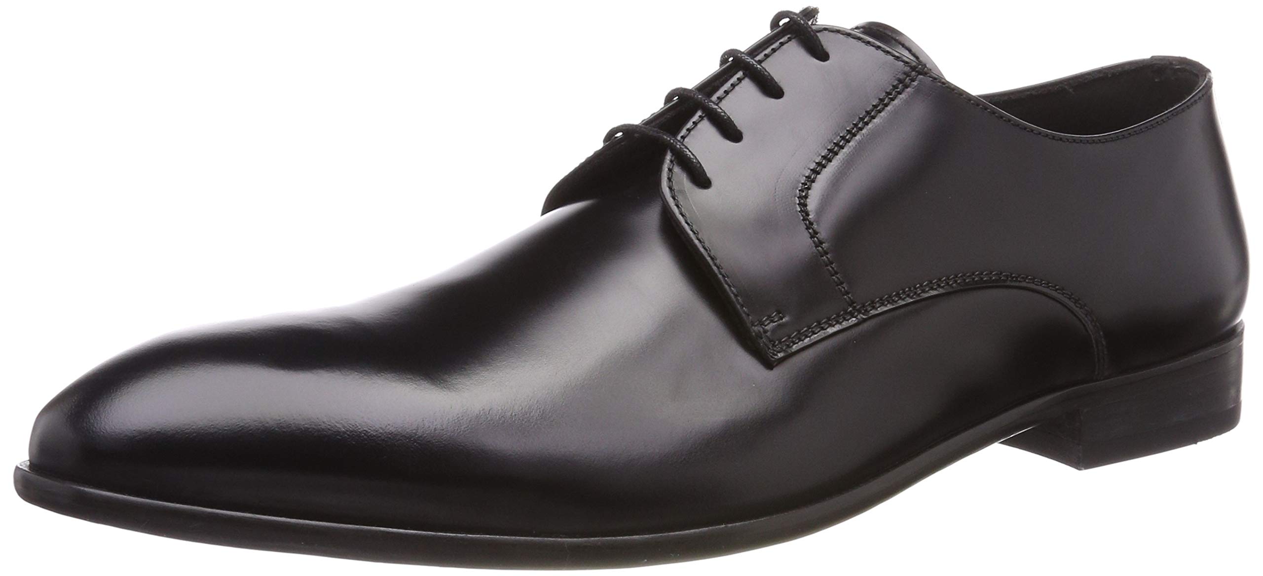 Lottusse L5881 Zapatos de Cordones Derby, Hombre, Negro (Slimer Negro 000), 42.5 EU (8.5 UK)