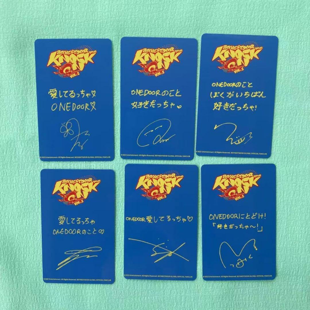 BOYNEXTDOOR 仙台 FC 会場限定 宮城トレカ 6枚 BOYNEXTDOOR 会場限定 FC特典 宮城 仙台 トレカ 6枚セット