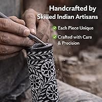 Vista 5 de Soporte para varillas de incienso de mármol tallado a mano, quemador de incienso negro con base colectora de cenizas, luz de té y soporte