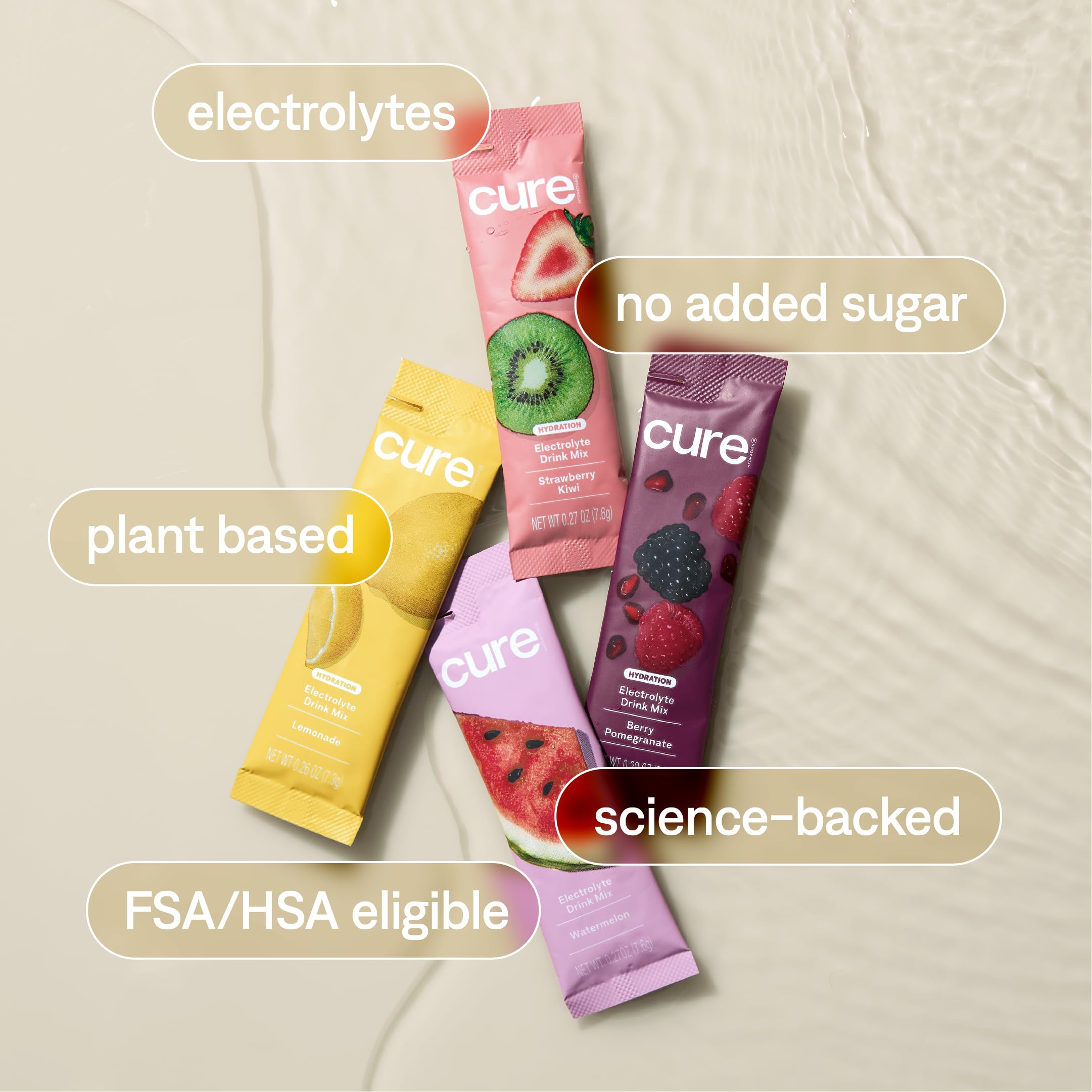 Cure Hydration - Electrolyte Drink Powder Classic Variety Pack 28 Packets — Amazon image 6