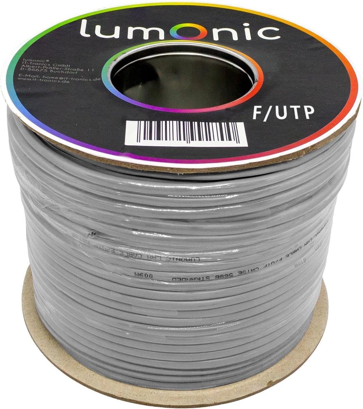 Cavo Rete UTP CAT6 100mt Grigio - Cavo Gigabit 10/100/1000 Mbps, Per Internet, CCTV, PS4, PS5 - Foto 5