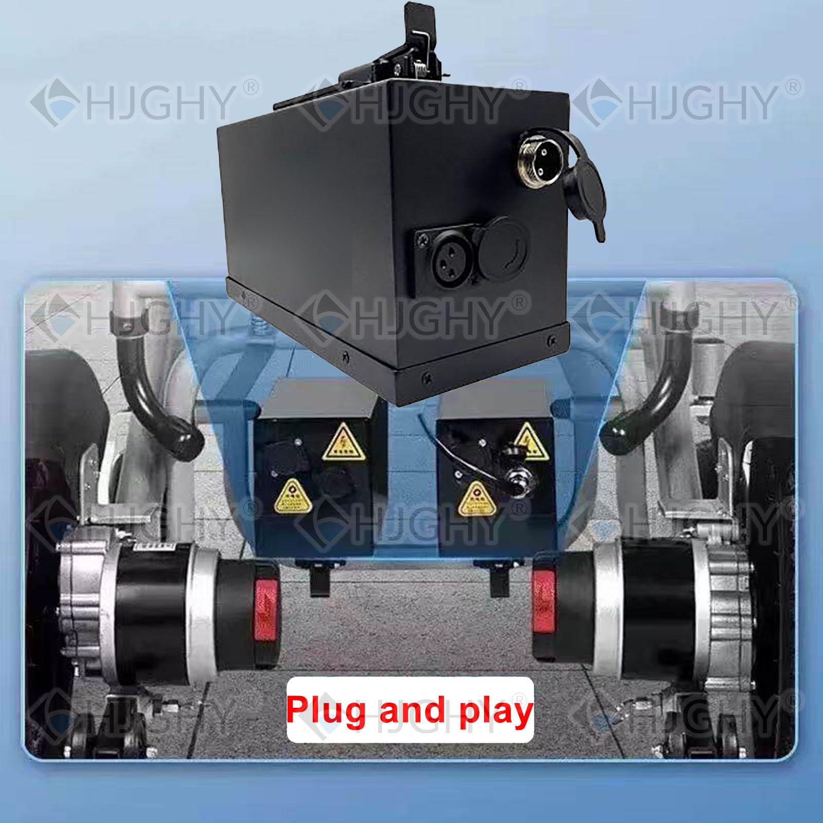 Batería para Silla de Ruedas eléctrica de 24 V, 6,6 Ah, 13 Ah, 16 Ah, 20 Ah, 24 Ah, 30 Ah y 35 Ah, con rieles deslizantes y Hebilla para Kits de Motor de 0 a 850 W.