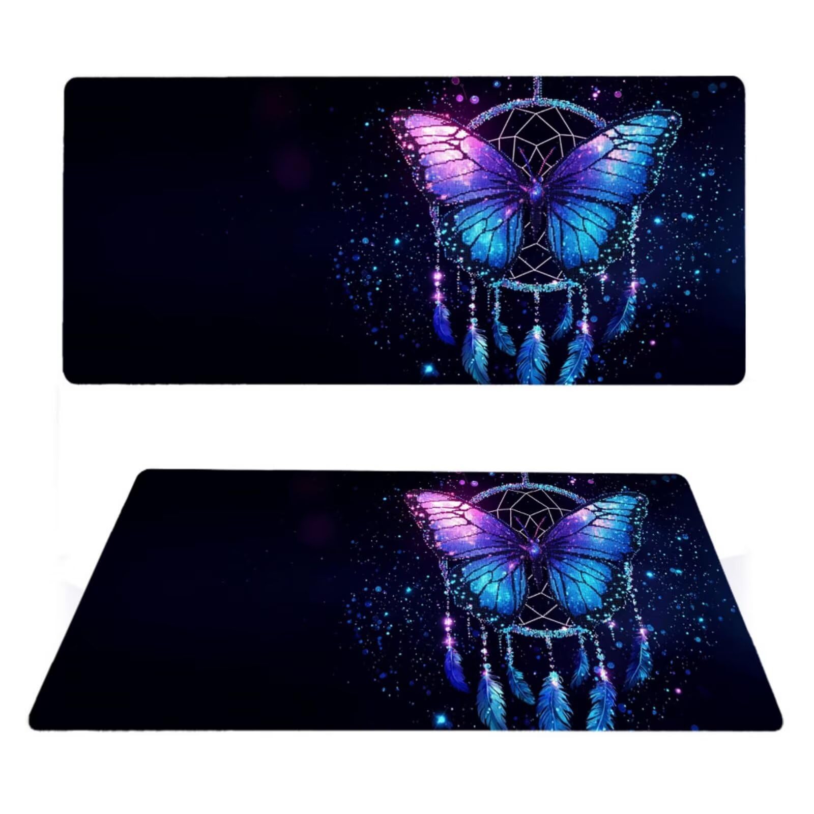 Podkładka pod mysz zwierzęcą matowa, podkładka pod mysz do gier XXL 1200 x 600 x 5 mm, podkładka na biurko dla graczy, bardzo duża bezszwowa mata na stół dla graczy, antypoślizgowa podstawa,