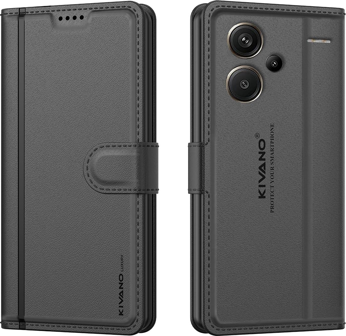 KIVANO LUXE® Compatible with Xiaomi Redmi Note 13 Pro Plus 5G Artisanal Leather Wallet Case with Card Holder for Men Women, Magnetic Flip Folio Cover with Stand RFID Blocking Cell Phone Case (B0CS34Q1P6) Amazon Price History, Amazon Price Tracker
