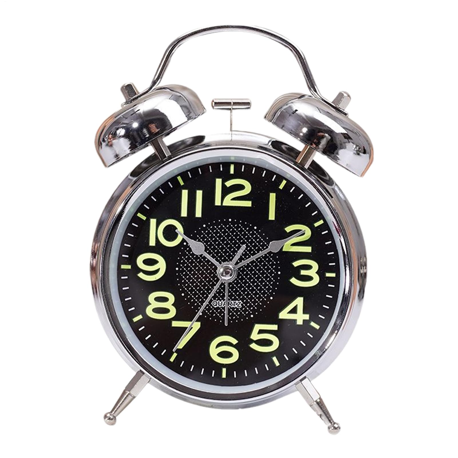 Reloj despertador luminoso analógico silencioso para evitar distracciones en el dormitorio