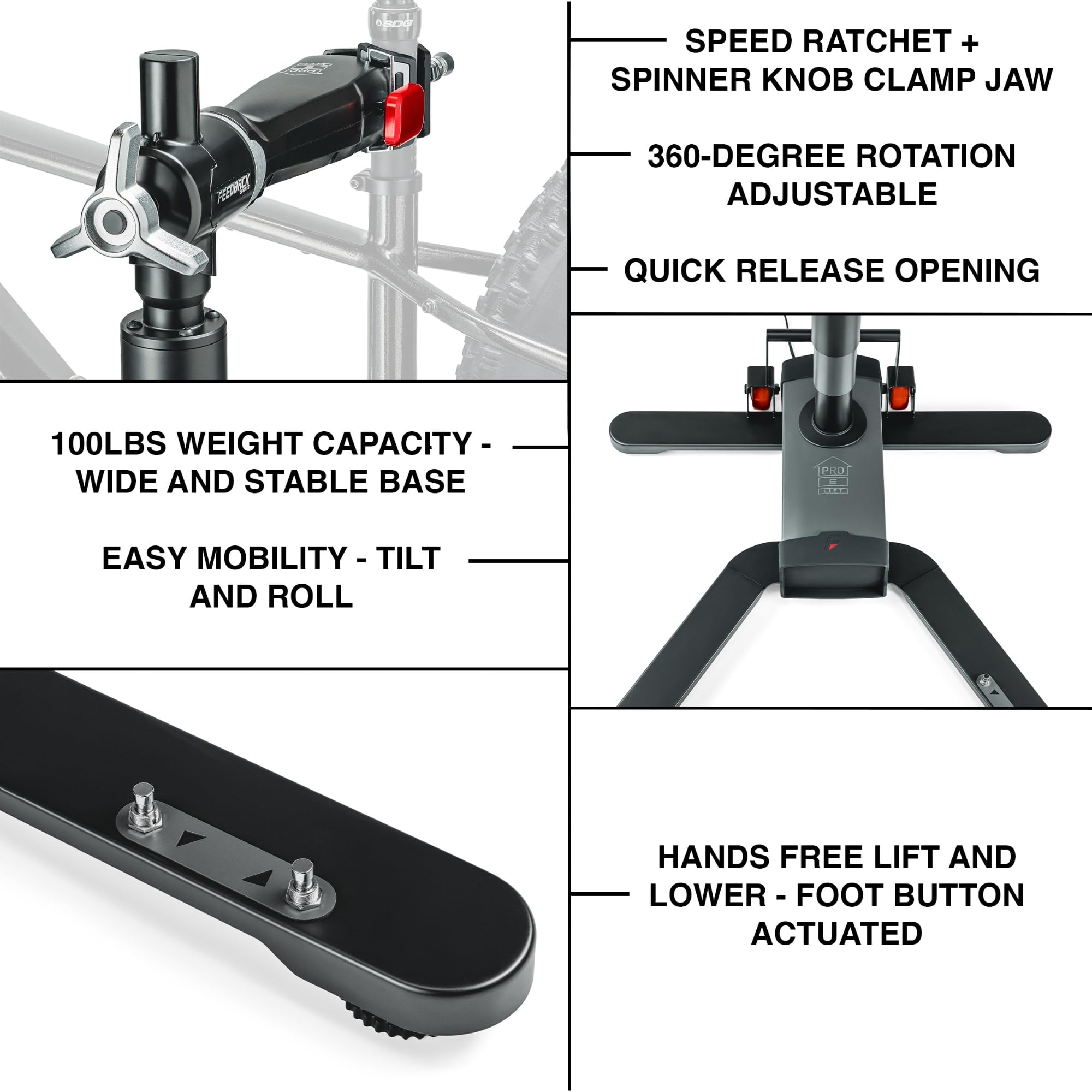 Amazon.co.jp: Feedback Sports Pro Eリフトバイク修理スタンド 耐荷重