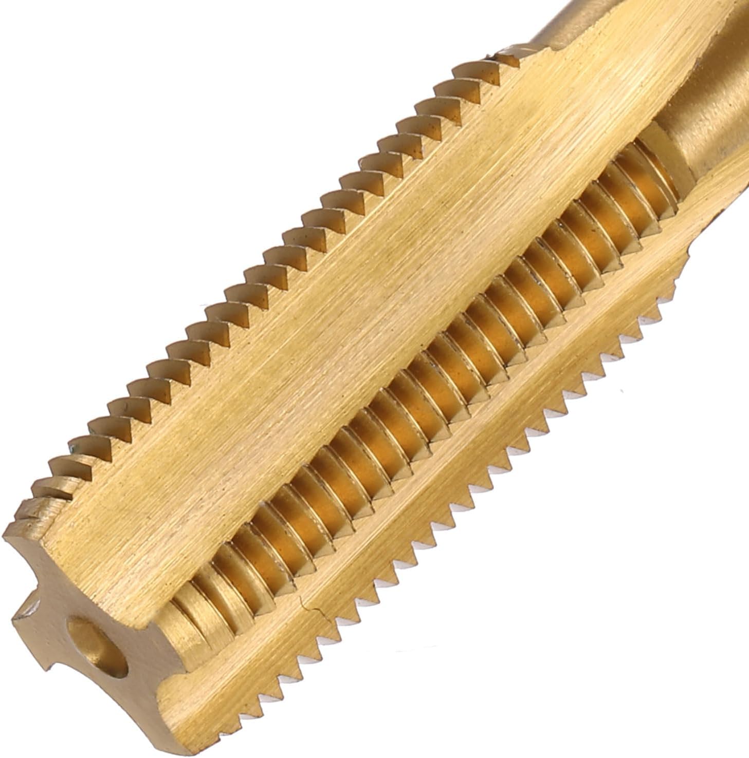 uxcell Metric Thread Tap M14 x 1.25 H2 200mm Straight Flute Screw Thread Milling Machine Taps Threading Tapping Repair Tool
