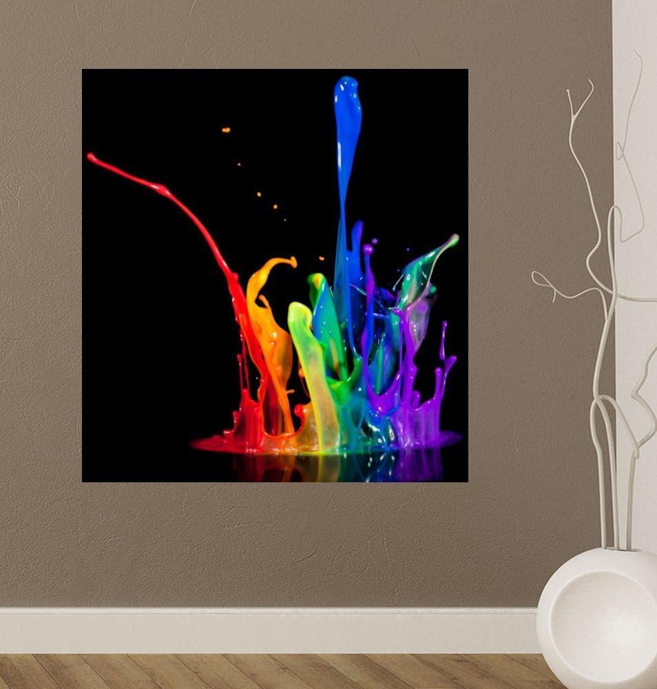 Wallmonkeys Paint Splash Wall Decal Peel and Stick Graphic WM318678 (18 in W x 14 in H)