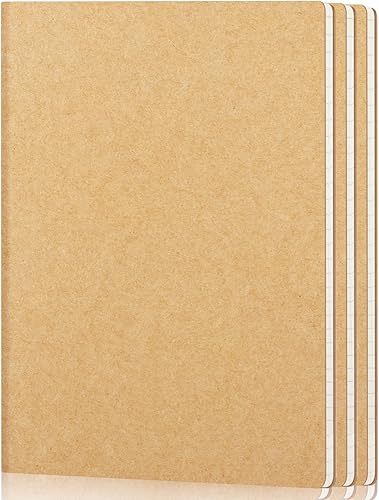 Miniatura 8 de EUSOAR Diario para cuaderno, paquete de 6 cuadernos A4 de 11 x 8-12 pulgadas, 40 hojas80 páginas, papel grueso de 3.53 ozm, cuadernos de rayas