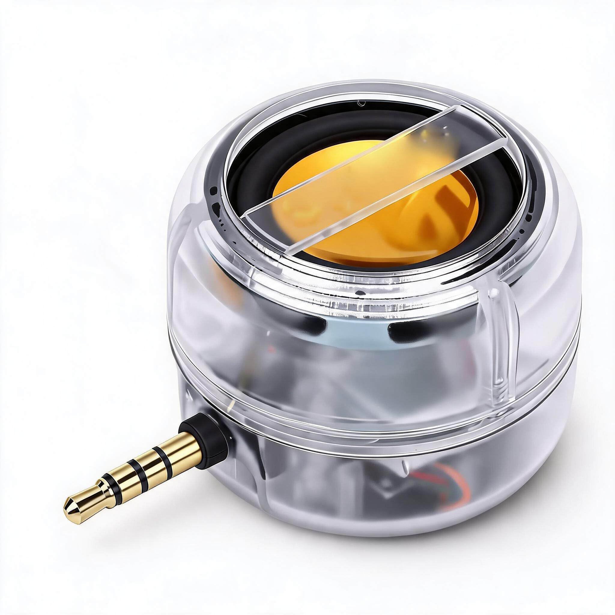 Altavoz pequeño portátil de 3,5mm para ver vídeos en la tableta 8