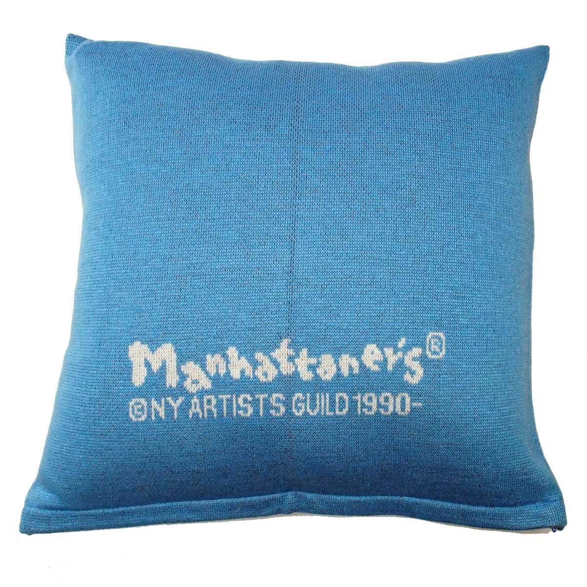 Amazon.co.jp: マンハッタナーズ ニットジャガード クッションカバー