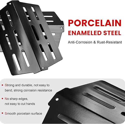 Miniatura 3 de GasSaf Deflector de calor de repuesto para Weber 7622 65505 Genesis 300 Series E310 E320 E330 S310 S320 S330 Parrilla Parte con Perillas de Control