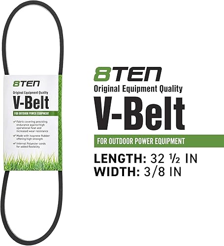 Miniatura 2 de 8TEN Transmisión Eje Delantero Correa de transmisión para Toro 22 pulgadas Recycler Mower 117-1018