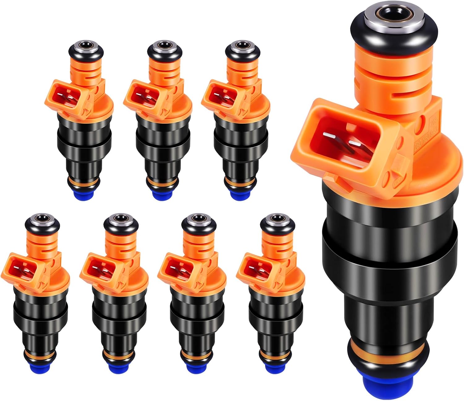 Fuel Injectors Set of 8 Compatible with Ford for Mustang for Expedition for Lincoln for E150, E250/E350/F150/F250/F350, for Mercury 4.6L 5.0L 5.4L 0280150943, 0280150939,0280150909