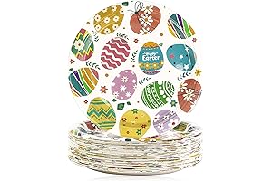 Festive Easter Dessert Paper Plates for Your Spring Celebrations