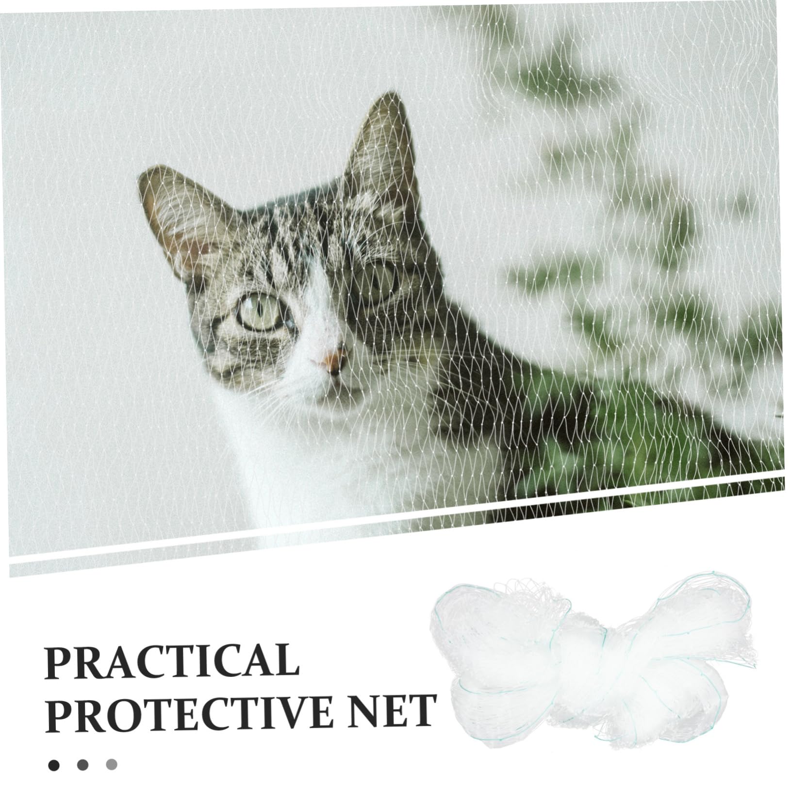 BESPORTBLE Rete Anticaduta per Gatti E Cani per Balcone per Appartamento Facile da Installare Bianca