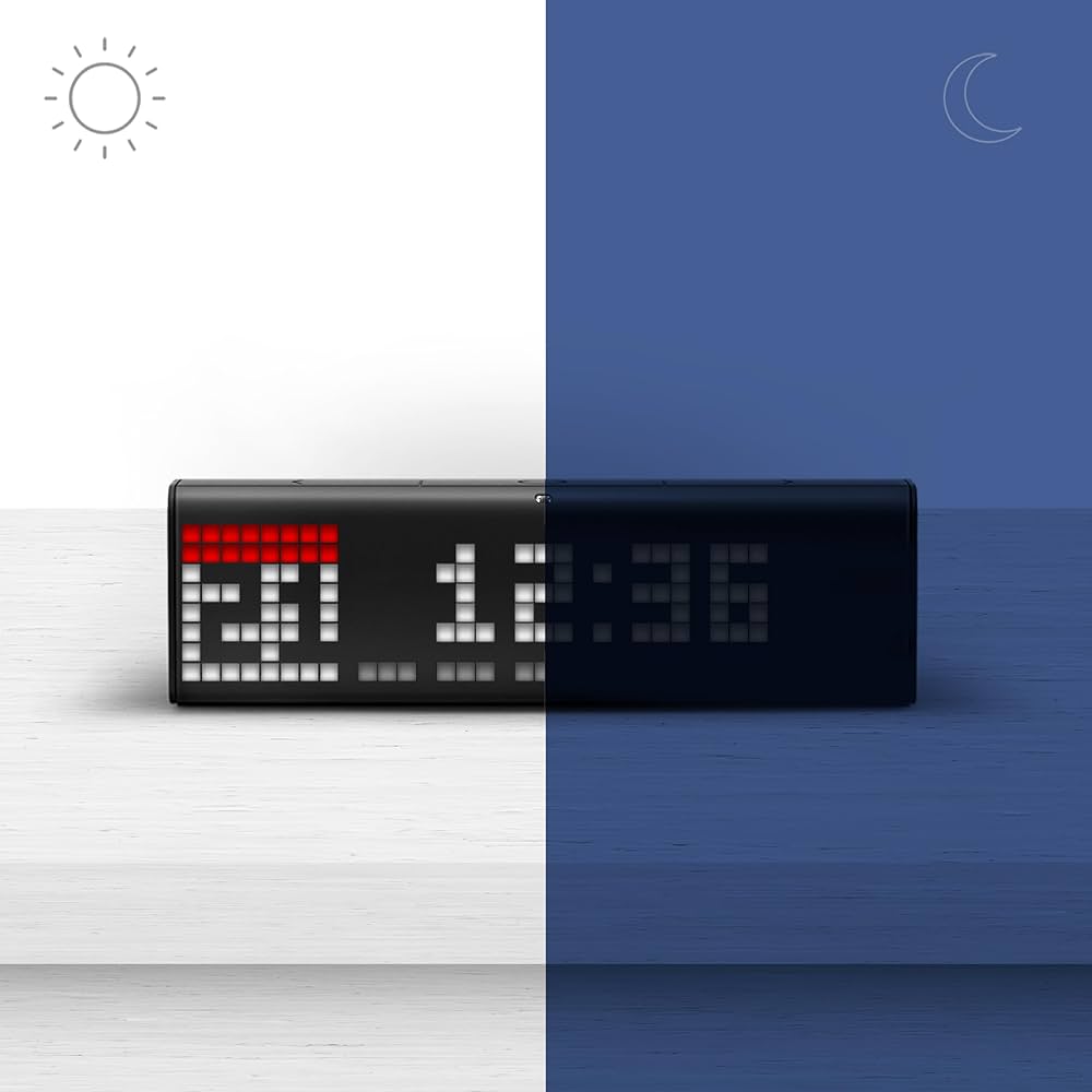 LaMetric TIME デジタル時計 Wi-Fi Smart Clock for a Smart Home | LaMetric TIME