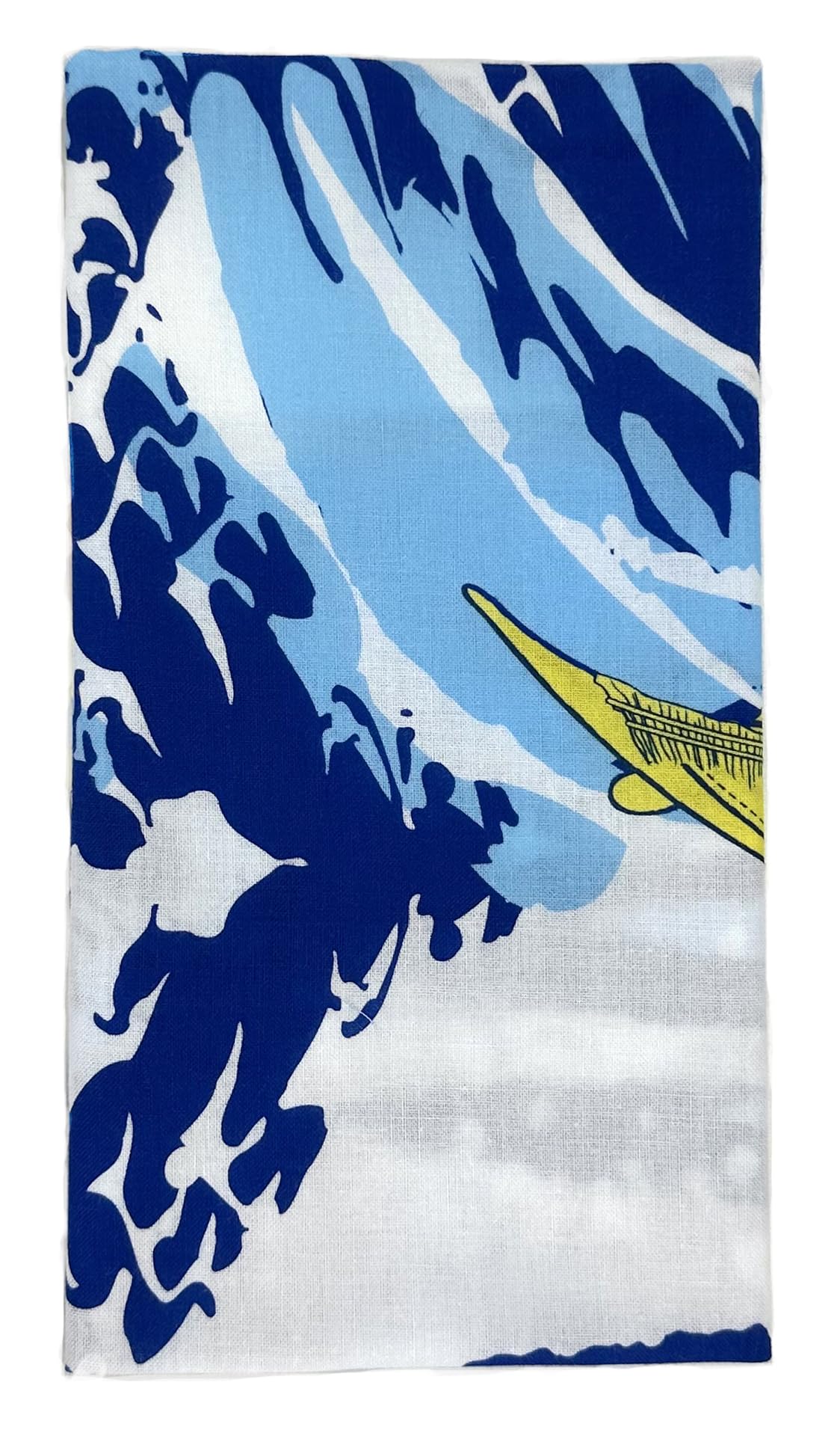 Amazon｜サンリオ 和柄手ぬぐい ハンギョドン 『神奈川沖浪裏