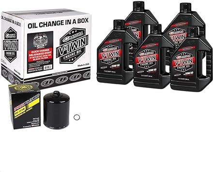 V-Twin Quick Change Kit Synthetic w/Black Filter, Milwaukee-Eight