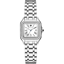 PIERRE RICHARDSON PR1102 Women's Watch - Stainless Steel Japanese Quartz Watch, 5ATM Water Resistant, Scratch-Resistant Sapphire Crtystal Glass, Reloj para Mujer
