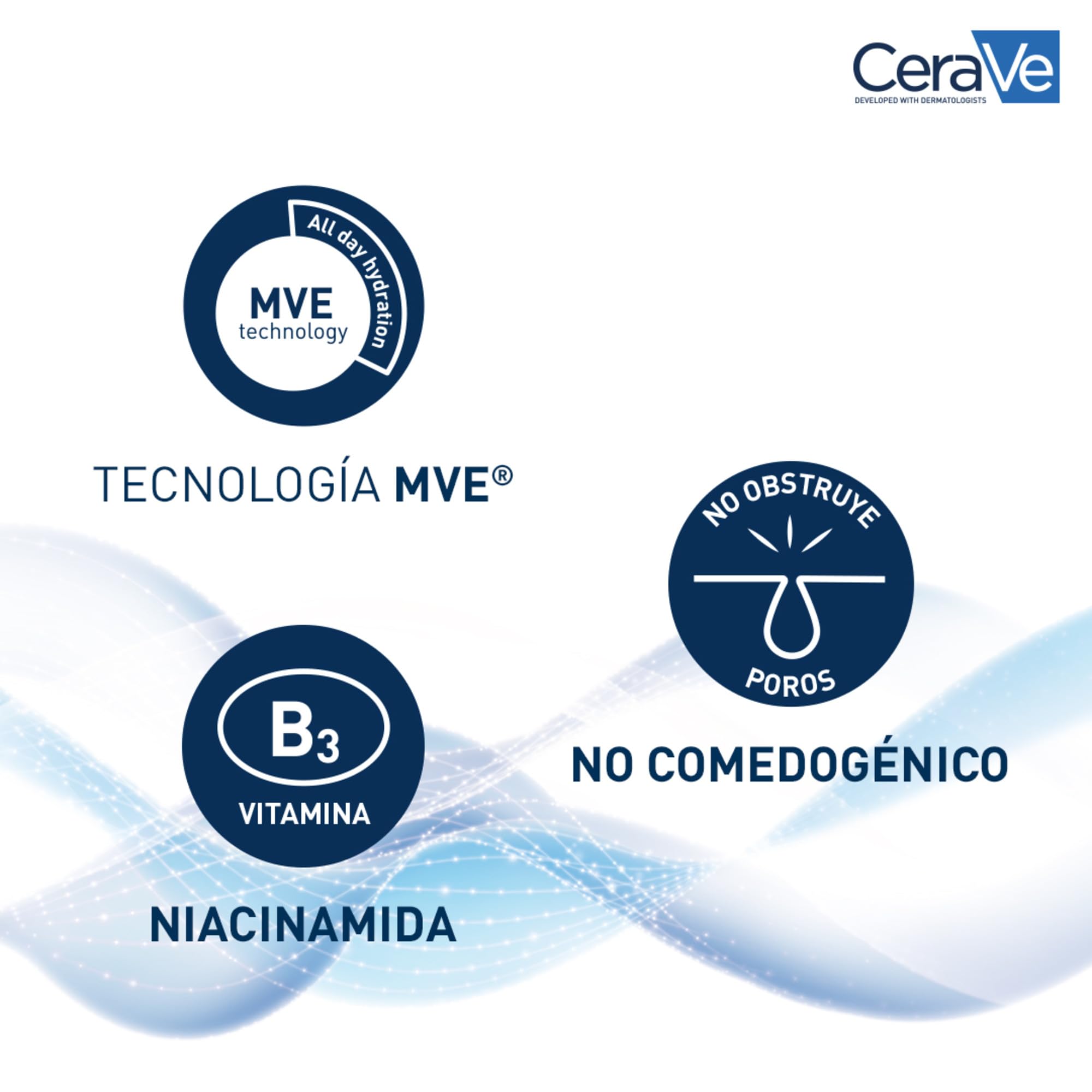 CeraVe CeraVe, PM Face Moisturizing Lotion, Normal to Dry Skin, Hydrates and Restores the Protective Barrier, Enriched with Essential Ceramides, Niacinamide and Hyaluronic Acid, 53 ml in use