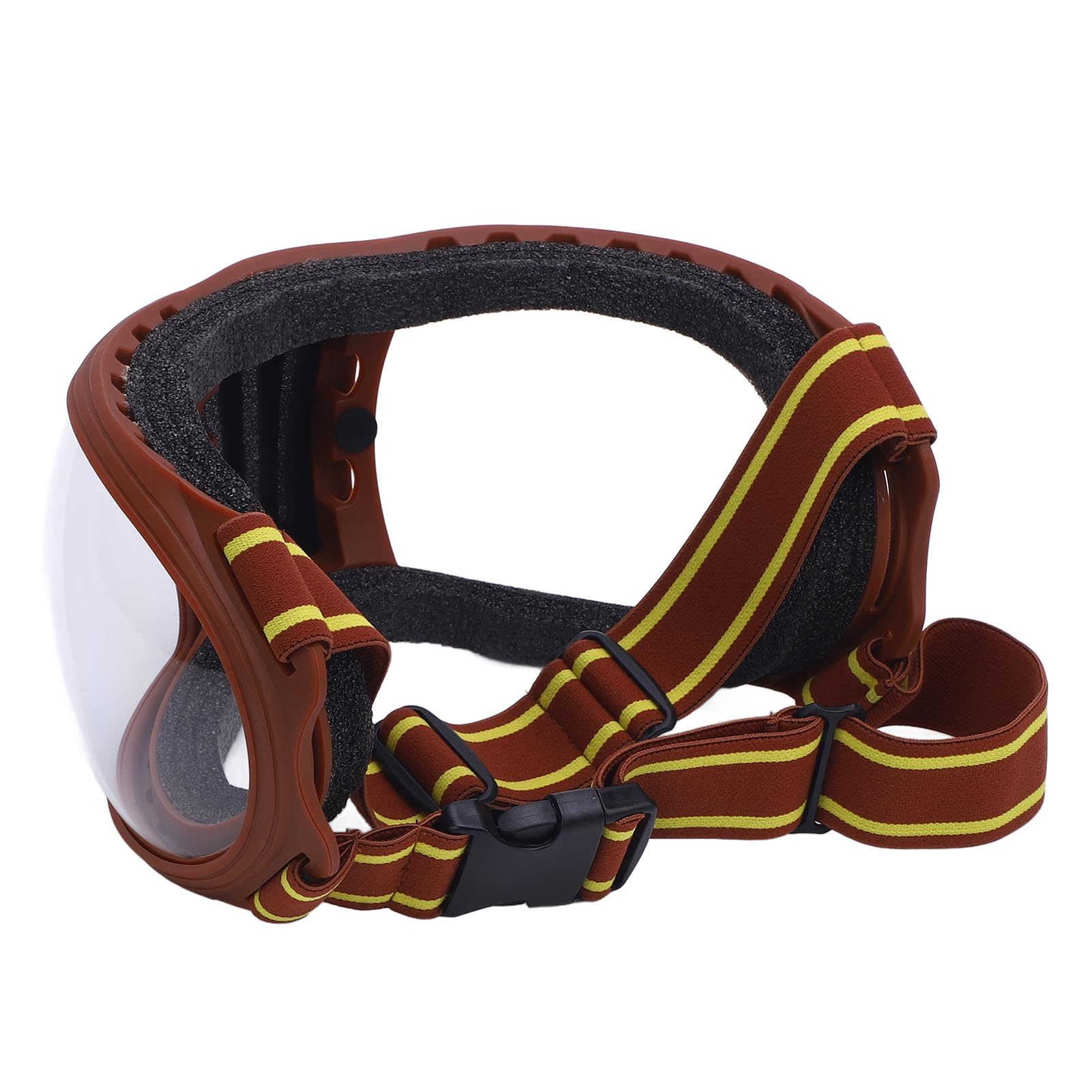 Semme Wiatroszczelne Okulary Sportowe dla Koni z Filtrem UV400 Stylowe Gogle dla Koni z miękką wyściółką z Gąbki Zapewniające wygodę Niezbędny Sprzęt Jeździecki w Kolorze Szarym