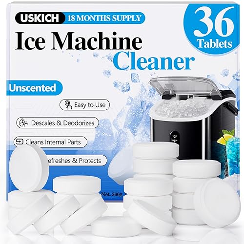 Ice Machine Cleaner Descaler Tablets-36Pack Ice Maker Cleaner Compatible with